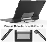 MoKo Case Compatible with Lenovo Yoga Tab 11 11-Inch 2021 Tablet, Ultra-Thin PU Leather Trifold Smart Tablet Stand Cover Shell Case Fits Lenovo Yoga Tab 11 2021 Tablet ONLY, Black