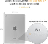 MoKo Case Fit 2018/2017 iPad 9.7 6th/5th Generation - Slim-Fit Multi-Angle Folio Cover Case with Auto Wake/Sleep Compatible with iPad 9.7 Inch 2018/2017, Starry Night