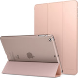MoKo Case Fit iPad Air - Slim Lightweight Smart-Shell Stand Cover with Translucent Frosted Back Protector Fit iPad Air 9.7" Tablet, Swirl (with Auto Wake/Sleep, Not fit iPad Air 2)