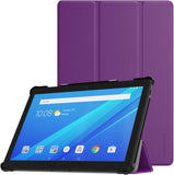 MoKo Case Fit Lenovo Tab P10 (TB-X705F), Ultra Thin Lightweight Trifold Slim Smart Shell Stand Cover Case with Auto Wake & Sleep for Lenovo Tab P10 (TB-X705F) 10.1 Inch 2019 Release Tablet - Purple