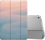 MoKo Case Fit New iPad Air (3rd Generation) 10.5" 2019/iPad Pro 10.5 2017 - Slim Lightweight Smart Shell Stand Cover with Translucent Frosted Back Protector - Coreopsis (Auto Wake/Sleep)