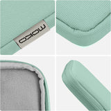 MoKo 9-11 Inch Tablet Sleeve Bag Carrying Case Fits iPad air 5 10.9" 2022, iPad Pro 11 2021-2018, iPad 9/8/7th Gen 10.2, iPad Air 4 10.9/Air 3 10.5, Tab S8 11"/Tab A 10.1, Mint Green