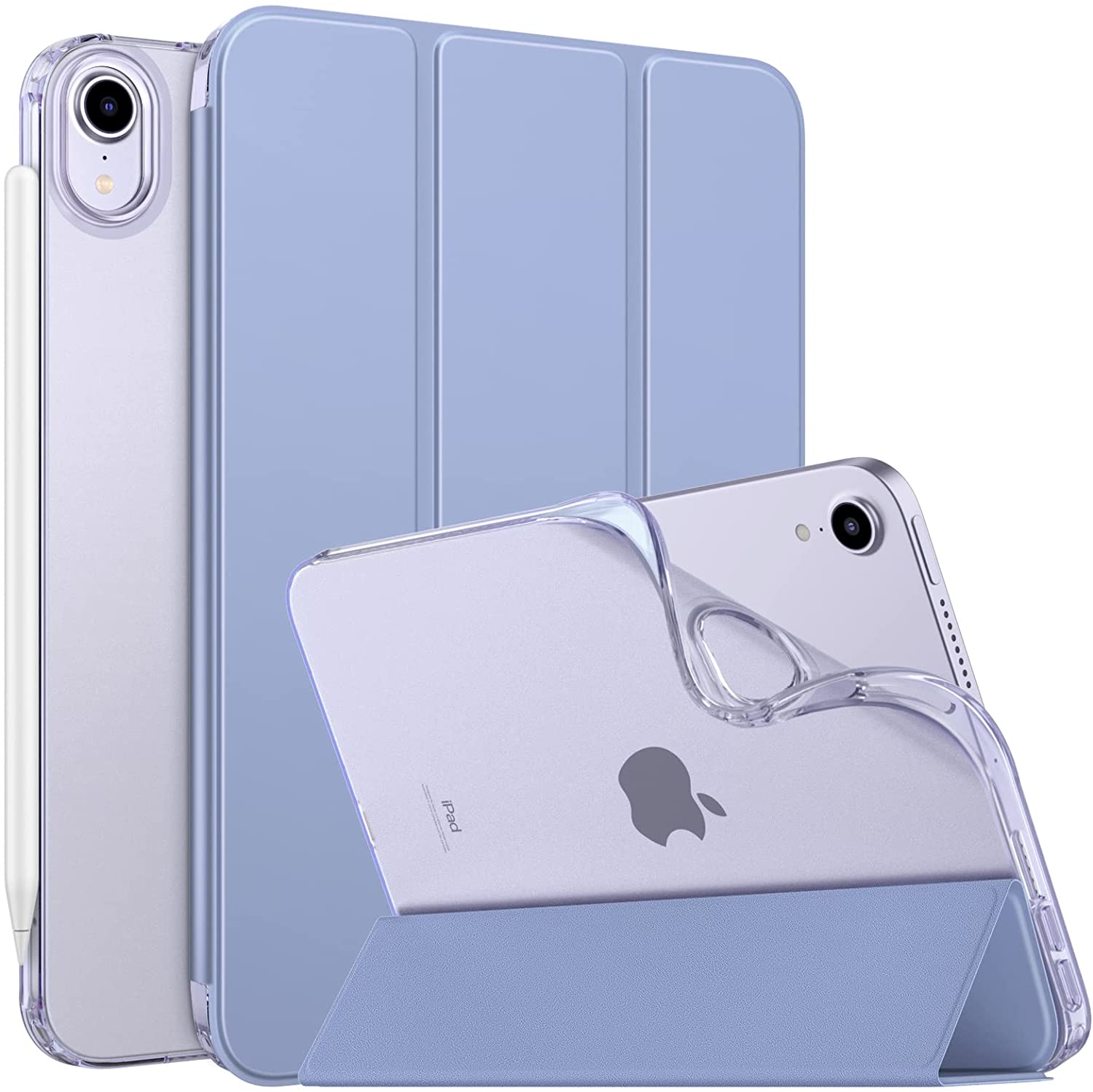Asgens Cover trasparente per iPad Mini 6 8.3' 2021, in silicone sottile TPU flessibile flessibile antiurto antigraffio cover posteriore per iPad Mini 6a generazione, modello A2567/A2568/A2569 Asgens Cover trasparente per iPad Mini 6 8.3' 2021, in silicone sottile TPU flessibile flessibile antiurto antigraffio cover posteriore per iPad Mini 6a generazione, modello A2567/A2568/A2569