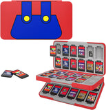 MoKo 48 Game Card Case Compatible with Nintendo Switch OLED 2021/Switch/Switch Lite, Switch Games Holder Case for 48 Switch Game Card & 24 SD Card, Slim & Portable Game Card Storage Box, Pokeball