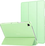 MoKo Case Fits Samsung Galaxy Tab A7 10.4 Inch (SM-T500 / T505 / T507), Lightweight Stand Smart Case Hard Shell Cover for Samsung Tab A7 Tablet 2020 – Green