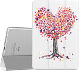 MoKo Case Fit iPad Pro 9.7 - Slim Lightweight Smart Shell Stand Cover with Translucent Frosted Back Protector Fit iPad Pro 9.7" 2016 Release Tablet, Peach Blossom (with Auto Wake/Sleep)