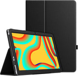 MoKo Case Compatible with Vankyo MatrixPad S30 10 Inch Tablet, Slim Light-Weight PU Leather Smart Tablet Shell Cover Foldable Stand Case Fit Vankyo MatrixPad S30 10-Inch Tablet ONLY - Rose Gold