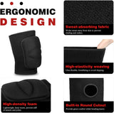 MoKo 2 Pack Knee Brace, Volleyball Knee Pads for Women Men, Stabilizers Knee Support Professional Compression Knee Sleeves for Dance Arthritis Joint Pain Relief Injury Recovery