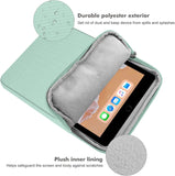 MoKo 9-11 Inch Tablet Sleeve Bag Carrying Case Fits iPad air 5 10.9" 2022, iPad Pro 11 2021-2018, iPad 9/8/7th Gen 10.2, iPad Air 4 10.9/Air 3 10.5, Tab S8 11"/Tab A 10.1, Mint Green
