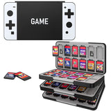 MoKo 16 Game Card Case Compatible with Nintendo Switch/Switch Lite/Switch OLED 2021, Switch Games Holder case for SD Card&Switch Game Card, Switch Game Card Holder Cartridge Storage Box, Pink Cat