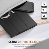 MoKo Case Compatible with Lenovo Tab P11 Pro 11.5-Inch 2020 Model (TB-J706F/J706L), Lightweight Slim Shell Shockproof Back Stand Folio Protective Cover Smart Tablet Case with Auto Wake/Sleep, Black
