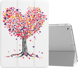 MoKo Case Fit 2018/2017 iPad 9.7 6th/5th Generation, Slim Lightweight Smart-Shell Stand Cover with Translucent Frosted Back Protector Fit iPad 9.7 Inch 2018/2017, Auto Wake/Sleep - Blue Quicksand