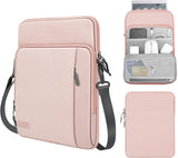 MoKo Sleeve Bag for 13.3 Inch Laptop, Carrying Pouch Sleeve Case with Pocket Fits MacBook Pro 13" M2/M1 Pro/M1 Max 14.2 2022-2021, MacBook Air 13.6" M2 2022, Tab S8+ 12.4",Surface Pro 8, Ligh Gray