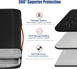 MoKo 13.3 Inch Laptop Carrying Sleeve Bag,Protective Accessory Case Fits MacBook Pro M1 Pro/M1 Max 14.2 2021/Pro/Air 13.3",iPad Pro 12.9 2021,Galaxy Tab S8 Ultra 14.6",Surface pro 8,Chromebook