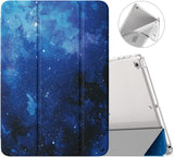 MoKo Case for New iPad 9th/8th/7th Gen Case (2021/2020/2019), Soft TPU Translucent Frosted Back Cover Slim Shell Protective Case with Stand for iPad 10.2 inch,Auto Wake/Sleep, Iridescent Unicorn