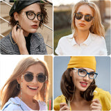 MoKo Eyeglass Chains for Women [4 Pack], Elegant Eye Glasses String Holder Eyewear Retainer for Women, Sunglasses Strap Face Cover Lanyard Eyeglass Strap Holder for Sunglasses Reading Glasses - Gold