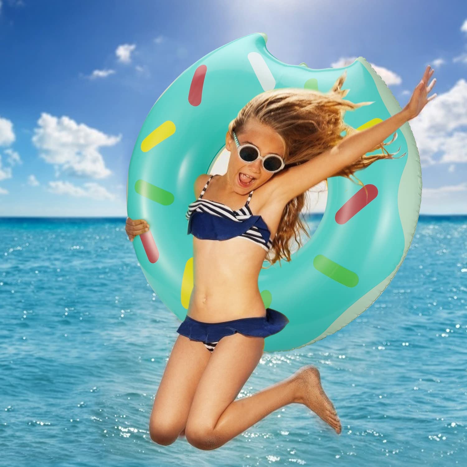 Buy MoKo Swim Rings For Kids Adults, Inflatable Pool Float