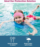 MoKo Swimming Headband for Kids & Adults, Cute Swimmers Headband Ear Band Waterproof Ear Protection Band (S Size for Kids Age 1-2, M Size for Kids Age 3-9, L Size for Kids Age 10+ and Adults)