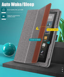 MoKo Case Fits Kindle Fire HD 8 & 8 Plus Tablet (10th Generation, 2020 Release),Slim Folding Stand Cover with Auto Wake/Sleep - Jeans Gray