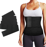 MoKo Waist Trainer, Quick Snatch Bandage Wrap Lumbar Waist Support, 4-Metre / 5-Metre High Resilient Slimming Tummy Wrap Belt Workouts Supply for Body Shaper Sports, Back Braces Postpartum Recovery