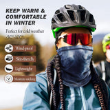 MoKo Winter Neck Gaiter Face Mask Women Men,2 Pack Bandana UV Sun Protection Windproof Face Cover Scarf Balaclava for Skiing