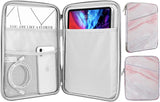 MoKo 9-11 Inch Tablet Sleeve Case, Fits iPad air 5 10.9" 2022, iPad Pro 11 2021-2018, iPad 10.2 2021-2019, iPad Air 4 10.9, Tab S8/A7, Protective Bag Carrying Case with Pocket, Cloudy Pink