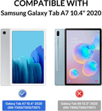 MoKo Case Fits Samsung Galaxy Tab A7 10.4 Inch (SM-T500 / T505 / T507), Lightweight Stand Smart Case Hard Shell Cover for Samsung Tab A7 Tablet 2020 – Rose Gold
