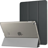 MoKo Case Fit 2018/2017 iPad 9.7 6th/5th Generation, Slim Lightweight Smart Shell Stand Cover with Translucent Frosted Back Protector Fit iPad 9.7 Inch 2018/2017, Peach Blossom(Auto Wake/Sleep)