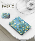 MoKo Case for 6.8" Kindle Paperwhite (11th Generation-2021) and Kindle Paperwhite Signature Edition, Light Shell Cover with Auto Wake/Sleep for Kindle Paperwhite 2021 E-Reader, Almond Blossom