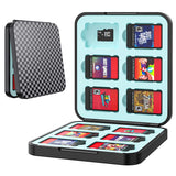 MoKo 16 Game Card Case Compatible with Nintendo Switch/Switch Lite/Switch OLED 2021, Switch Games Holder case for SD Card&Switch Game Card, Switch Game Card Holder Cartridge Storage Box, Pink Cat