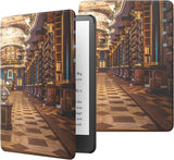 MoKo Case for 6.8" Kindle Paperwhite (11th Generation-2021) and Kindle Paperwhite Signature Edition, Lightweight Shell Cover with Auto Wake/Sleep for Kindle Paperwhite 2021, Fox & Rabbit Indigo