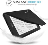 MoKo Case Fits 6" Kindle Paperwhite (10th Generation, 2018 Releases), Standing Origami Slim Shell Cover with Auto Wake/Sleep for Amazon Kindle Paperwhite 2018 E-Reader - Black