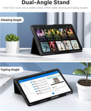 MoKo Case for Lenovo Tab P11 Plus 2021 (TB-J616F/607F) & P11 2020 (TB-J606) 11", Slim PU Tablet Shell Cover Stand Case with Auto-Wake/Sleep Fits Lenovo Tab P11 11" 2020, Black