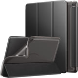 MoKo Case Fits All-New Kindle Fire HD 10 & 10 Plus Tablet (11th Generation, 2021 Release) 10.1", Soft TPU Translucent Frosted Back Cover Slim Smart Shell, Auto Wake/Sleep, Flowers Blossom