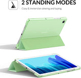 MoKo Case Fits Samsung Galaxy Tab A7 10.4 Inch (SM-T500 / T505 / T507), Lightweight Stand Smart Case Hard Shell Cover for Samsung Tab A7 Tablet 2020 – Green