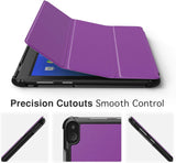 MoKo Case Fit Lenovo Tab P10 (TB-X705F), Ultra Thin Lightweight Trifold Slim Smart Shell Stand Cover Case with Auto Wake & Sleep for Lenovo Tab P10 (TB-X705F) 10.1 Inch 2019 Release Tablet - Purple