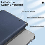MoKo Case for 6.8" Kindle Paperwhite (11th Generation-2021) and Kindle Paperwhite Signature Edition, Origami Standing Shell Cover with Magnetic PC Back Cover for Kindle Paperwhite 2021, Indigo