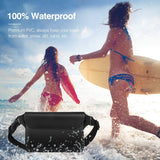 MoKo Waterproof Waist Bag Pouch [2 Pack], Waterproof Fanny Pack with Adjustable Strap, Lightweight Waist Pack Dry Bag for Boating, Swimming, Kayaking, Fishing, Hiking, Beach, Pool for Men Women