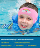 MoKo Swimming Headband for Kids & Adults, Cute Swimmers Headband Ear Band Waterproof Ear Protection Band (S Size for Kids Age 1-2, M Size for Kids Age 3-9, L Size for Kids Age 10+ and Adults)