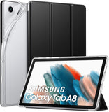 MoKo Case Fits Samsung Galaxy Tab A8 10.5 Inch 2022 (SM-X200/SM-X205/SM-X207), Slim Case Trifold Stand with Auto Sleep/Wake Function and Soft TPU Translucent Frosted Back Cover, Light Purple Marble