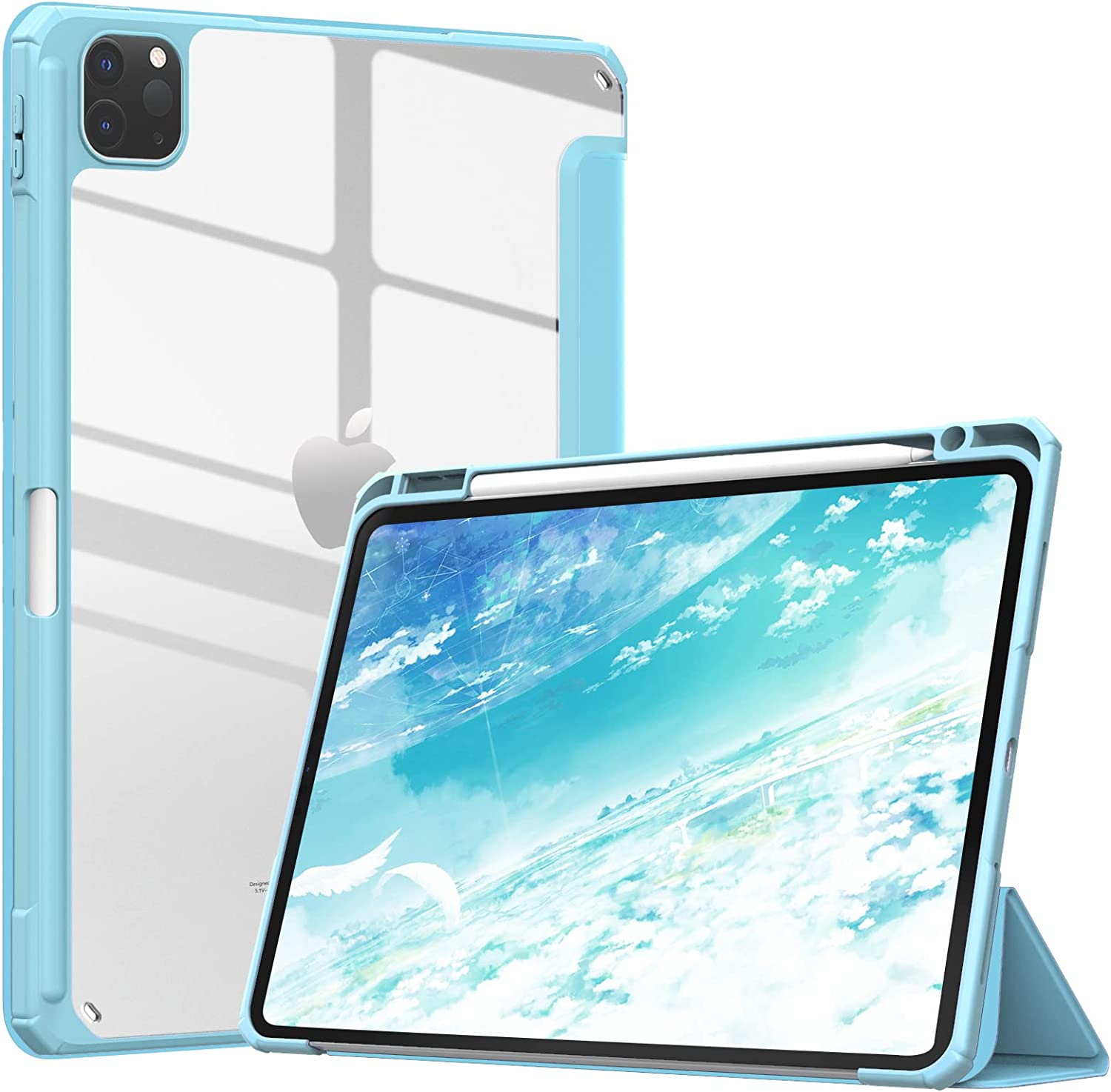 ProCase Smart Case for iPad Pro 12.9 2022/2021/2020/2018, Slim Stand Hard  Back Shell Smart Cover for iPad Pro 12.9 Inch 6th Generation 2022 / 5th Gen