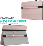 MoKo Case Holder for Apple Pencil 1st/2nd Generation, Elastic Detachable Pouch for Apple Pencil, Fit iPad 9th/8th/7th Generation 10.2", iPad Air 5/4 10.9", iPad 9.7", iPad Air 3 10.5",Rose Gold