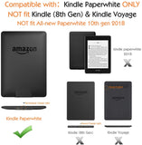 MoKo Case for Kindle Paperwhite, Premium PU Leather Cover with Auto Wake/Sleep Fits All Paperwhite Generations Prior to 2018 (Will not fit All-New Paperwhite 10th Generation), Lucky Tree