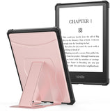 MoKo Case Fit with 6.8" Kindle Paperwhite (11th Generation-2021) and Kindle Paperwhite Signature Edition, Lightweight & Slim Scratch-Resistant Protective Case with Stow-Away Magnetic Stand, Rose Gold
