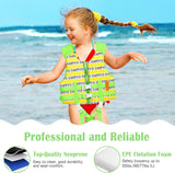 MoKo Swimming Vest for Kids, Children Swim Vests Water Activity Equipment Cute Pattern Watersports Swimming Device for Toddlers Boys Girls 50-90 lbs(L Size) 37-50 lbs (M Size)