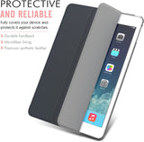 MoKo Case Fit iPad Air 2 - Slim Lightweight Smart Shell Stand Cover with Translucent Frosted Back Protector Fit iPad Air 2 9.7" Tablet, Space Gray (with Auto Wake/Sleep, Not fit iPad Air)