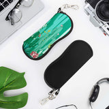 MoKo Sunglasses Soft Case 2 Pack, Ultra Light Portable Neoprene Zipper Glasses Case, Eyeglass Safety Pouch Box with Belt Clip