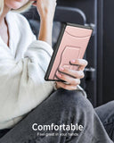 MoKo Case Fit with 6.8" Kindle Paperwhite (11th Generation-2021) and Kindle Paperwhite Signature Edition, Lightweight & Slim Scratch-Resistant Protective Case with Stow-Away Magnetic Stand, Rose Gold