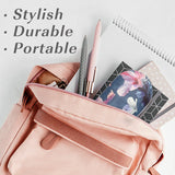 MoKo Double Eyeglass Case, Contact Lens Case with Mirror Tweezers Remover, 2 in 1 Double Sided Portable Contact Lens Box Holder Container