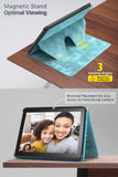 MoKo Case Fits Kindle Fire HD 8 & 8 Plus Tablet (10th Generation, 2020 Release), Magnetic Stand Folio Case, Multiple Viewing Angles and Auto Wake/Sleep - Cloud Blue
